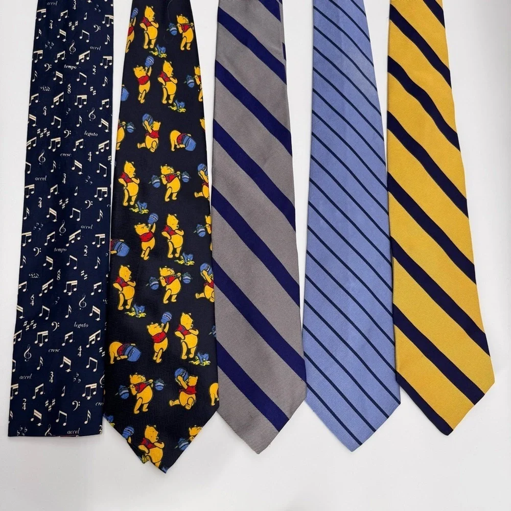 LOT OF 11 ties job mixed design suit wear Ralph Lauren